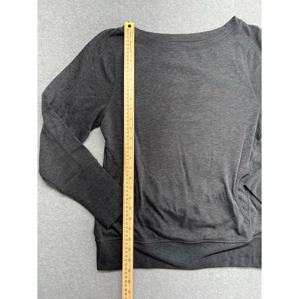 Mondetta Performance Gear MPG Women's Sz M Pouch Pocket Sweatshirt Grey Wool - Picture 7 of 12